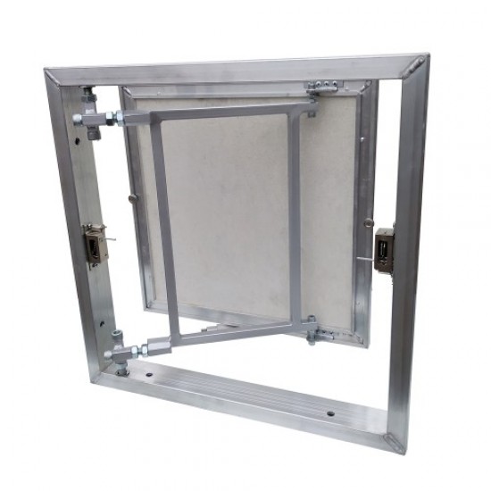 Inspection Door Magnetic Push Under Ceramic Tiles Steel Access Panel BAULuke L20x30 (aluminium)